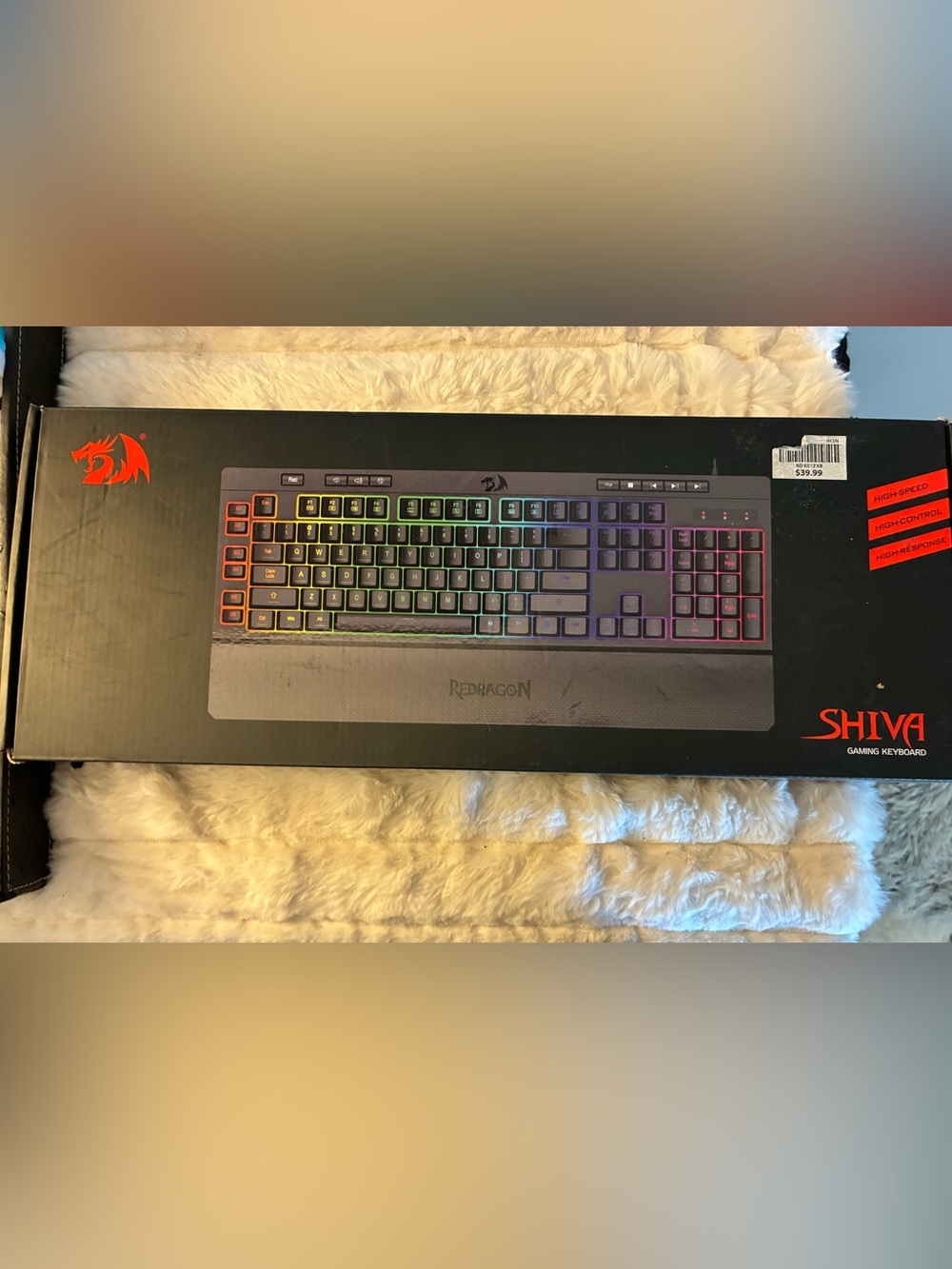 Shiva RGB Gaming Keyboard — Black with Multi-Color Backlight